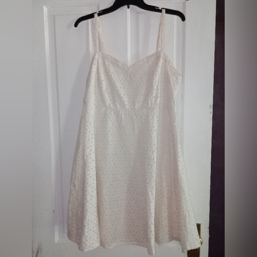 Torrid Ivory eyelet mini dress **sold out on torrid.com
